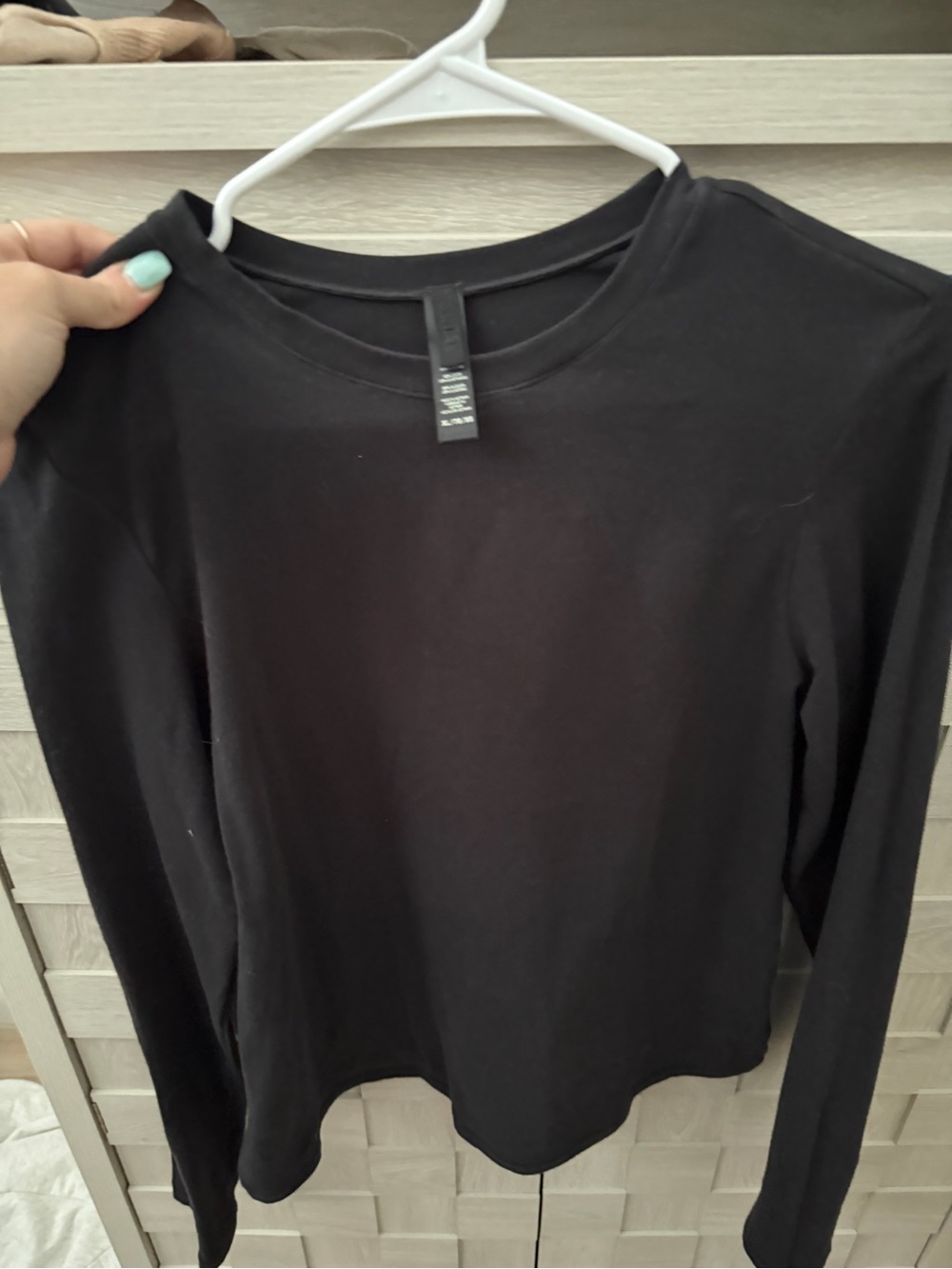 Skims Cotton Jersey Long Sleeve XL